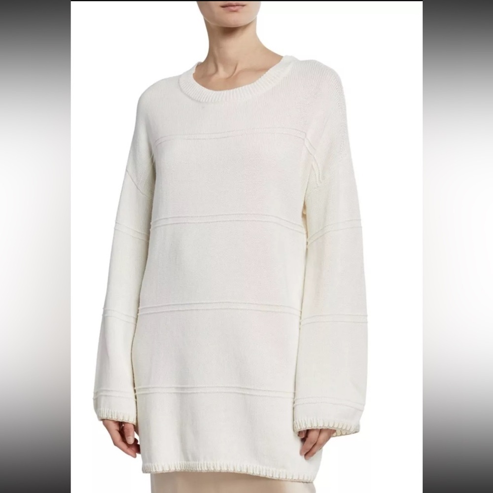 NWT SABLYN Eve Cotton Cashmere Blend Sweater Dress Size Large